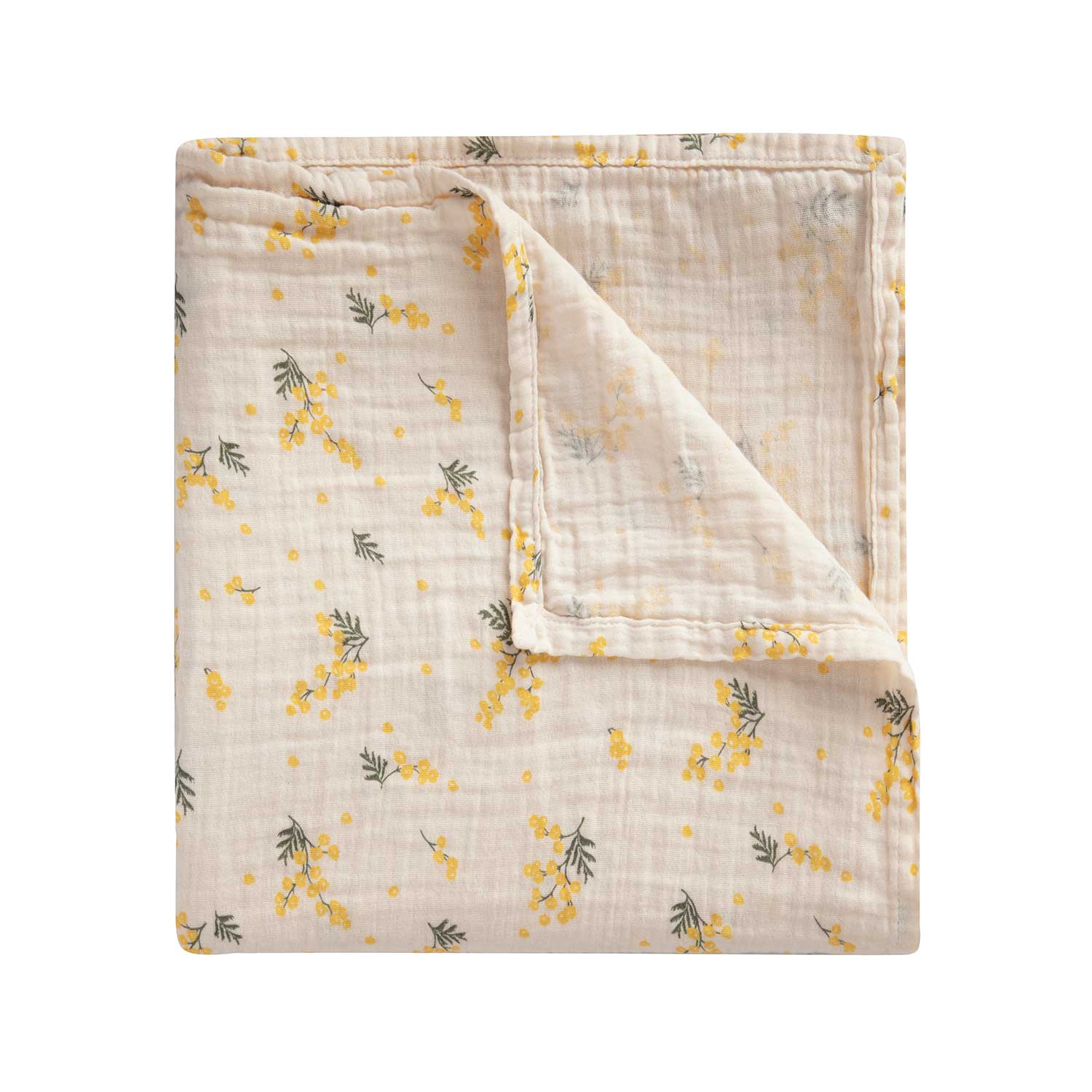 Mimosa muslin swaddle blanket hot sale