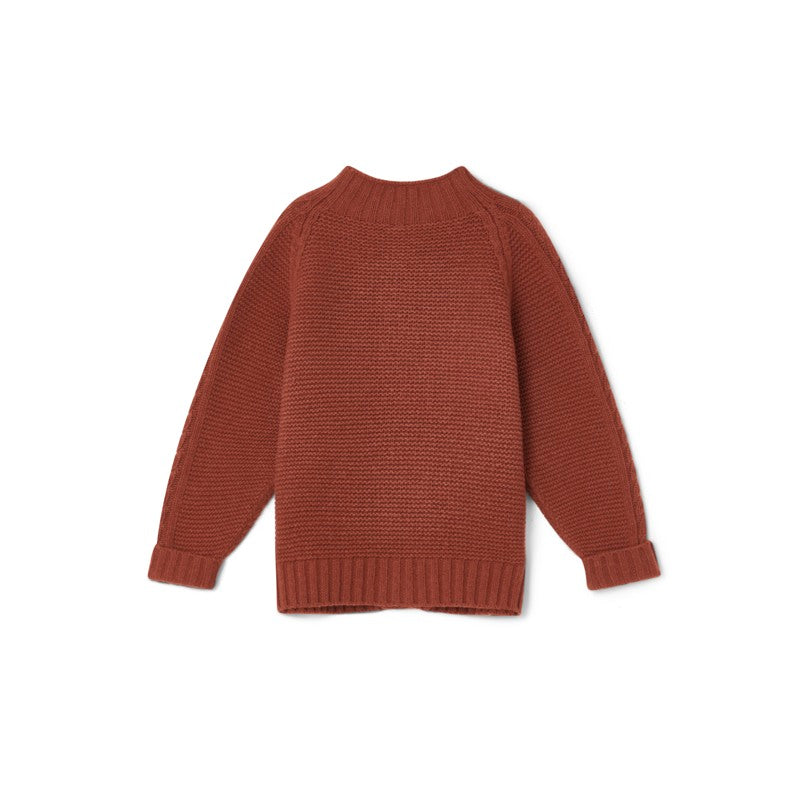 Garbo&Friends Rust Knitted Cardigan