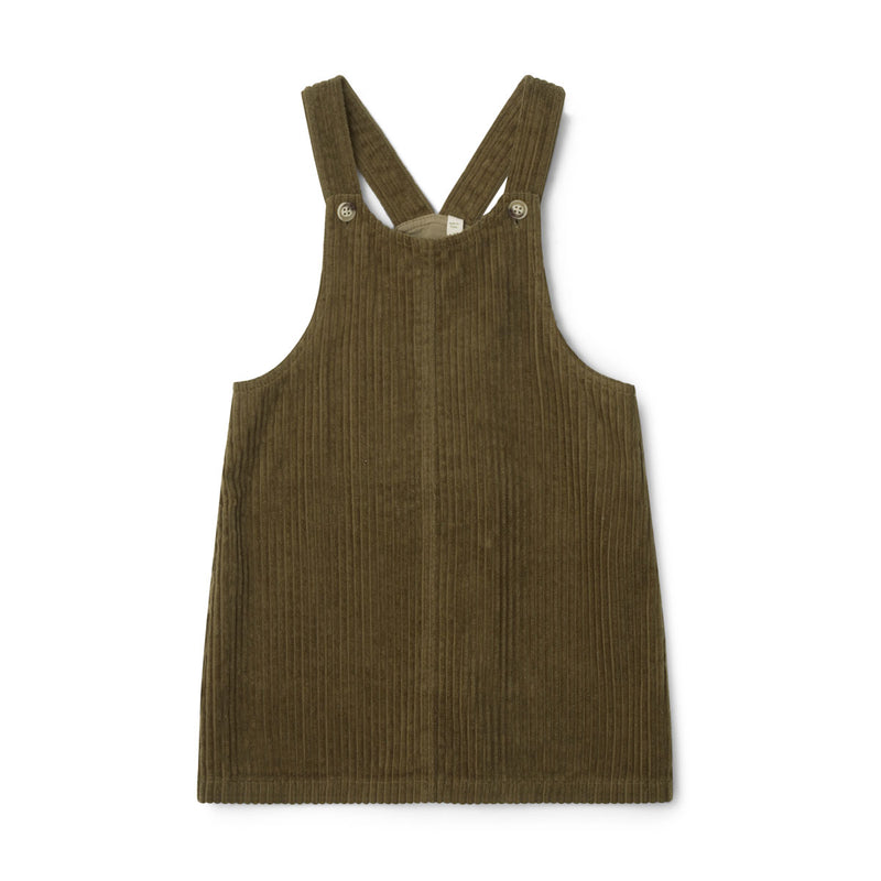 Garbo&Friends Olive Corduroy Dress