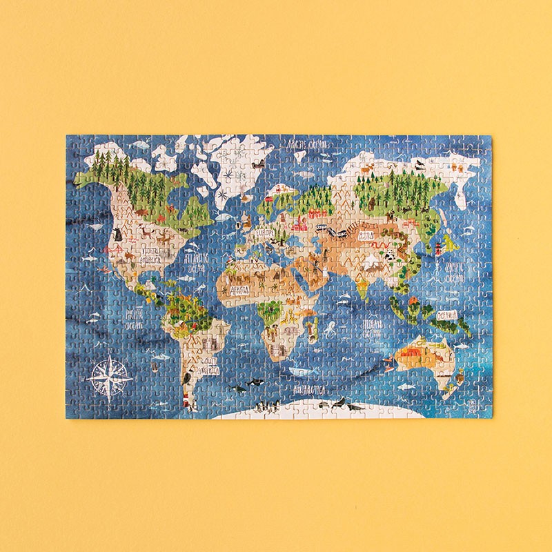 Londji Micro Puzzle (600 pieces) - Discover the World