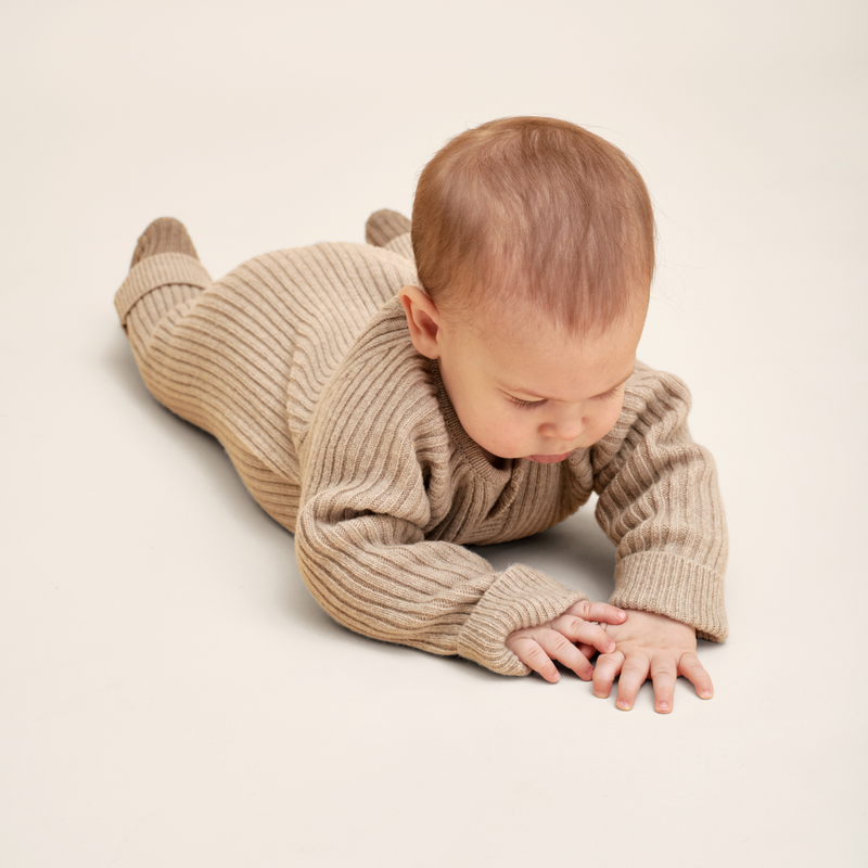 Garbo&Friends Oat Knitted Onesie