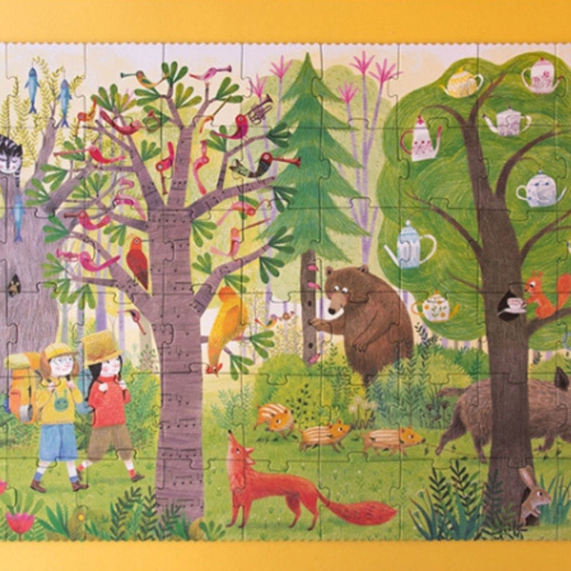 Londji Reversible Puzzle - Night and Day In The Forest
