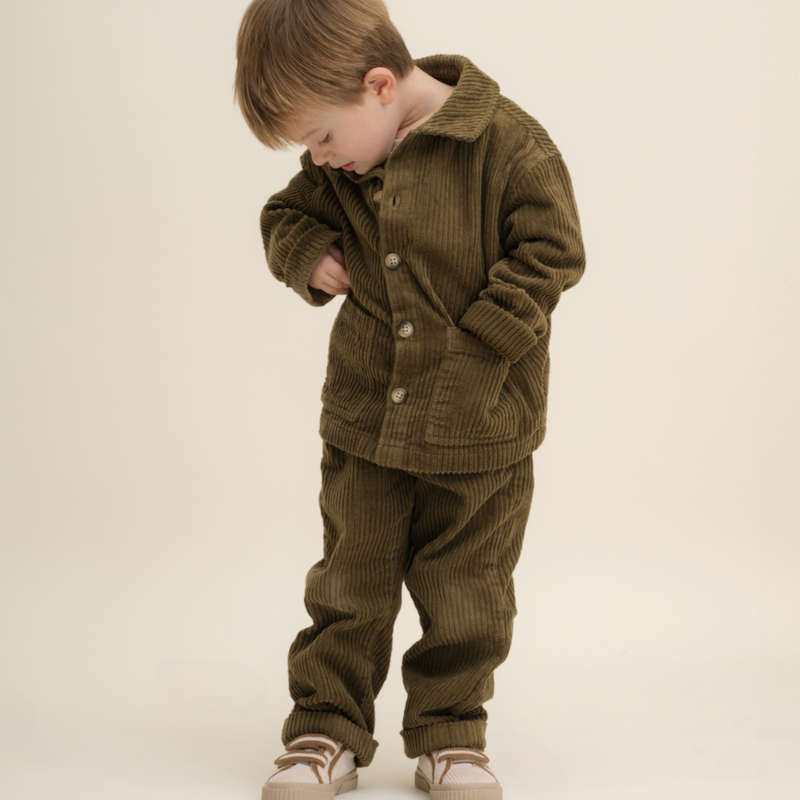 Garbo&Friends Olive Corduroy Trousers