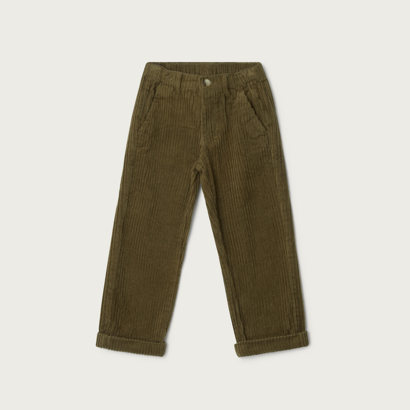 Garbo&Friends Olive Corduroy Trousers