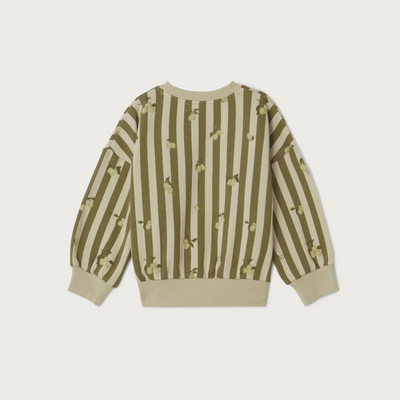 Garbo&Friends Stripe Prune Sweatshirt Baby