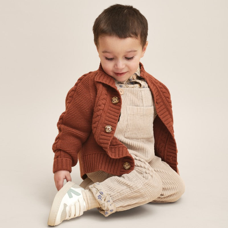 Garbo&Friends Rust Knitted Cardigan