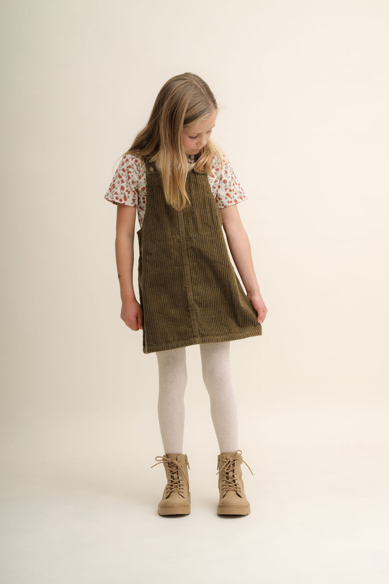 Garbo&Friends Olive Corduroy Dress