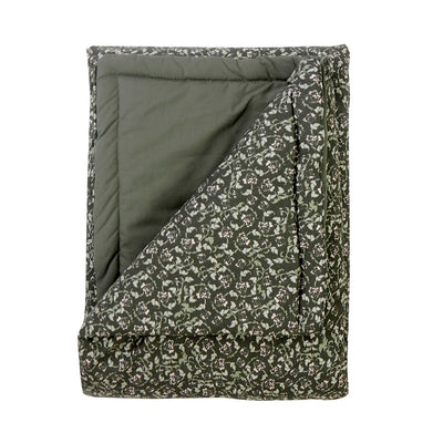 Garbo&Friends Floral Moss Single Bed Quilt - Garbo&Friends
