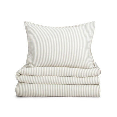 Garbo&Friends Stripe Muslin Single Bed Set