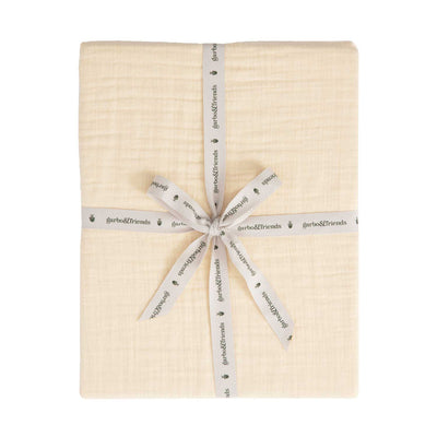 Garbo&Friends Limone Muslin Cot Fitted Sheet - Garbo&Friends