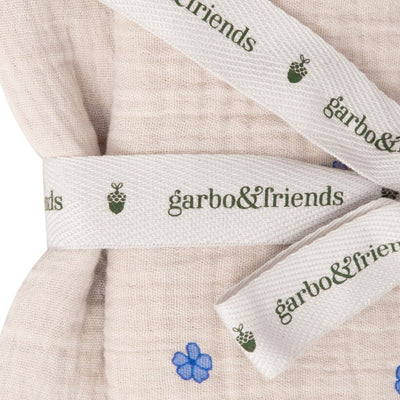 Garbo&Friends Bleu Muslin Small Blankets (Set of 2) - Garbo&Friends