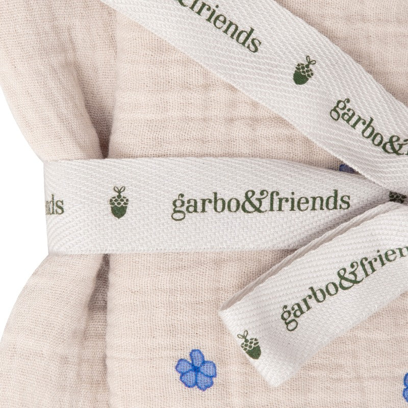 Garbo&Friends Bleu Muslin Small Blankets (Set of 2) - Garbo&Friends