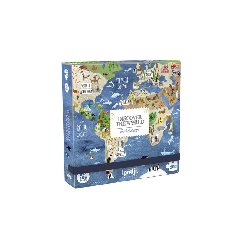 Londji Pocket Puzzle - Discover the World - Londji
