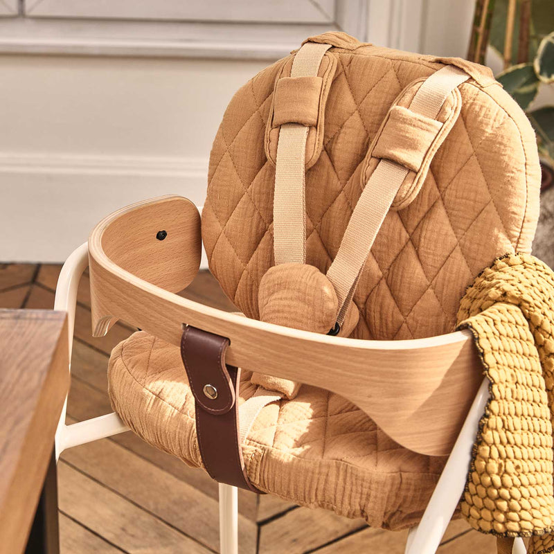 Charlie Crane Tibu High Chair Cushion Kit in Camel - Charlie Crane