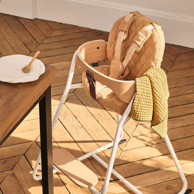 Charlie Crane Tibu High Chair with Baby Set in Gentle White - Charlie Crane