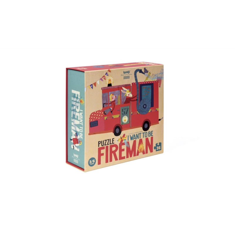 Londji Puzzle - I want to be a Firefighter - Londji