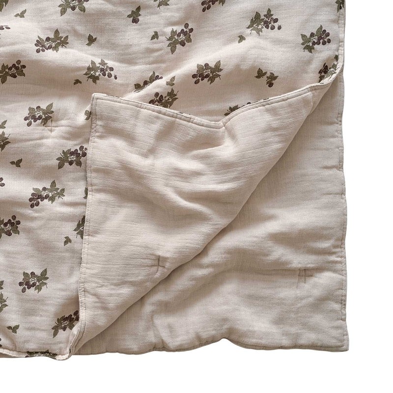 Garbo&Friends Blackberry Muslin Filled Blanket - Garbo&Friends